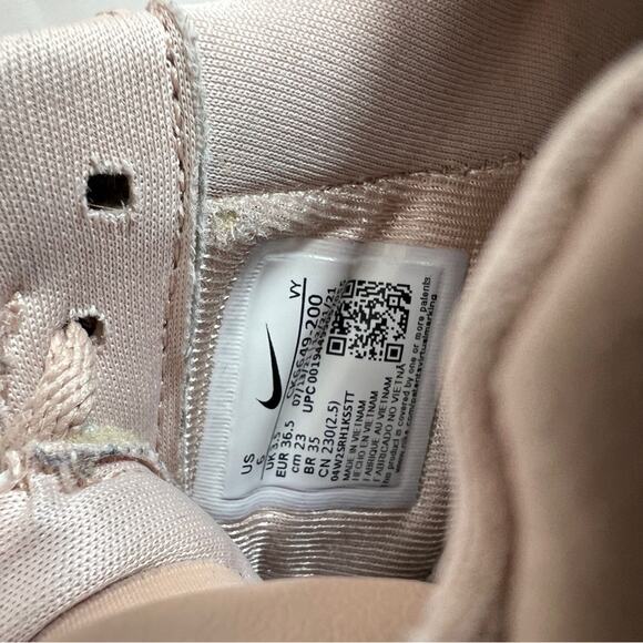 Nike Air Force 1 'Pixel Particle Beige (Beige / Blush Pink) Size 6 - Picture 12 of 12